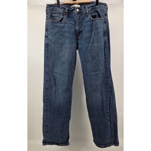Levi Strauss Signature‎ Jeans Mens 36x34 Loose Fit Medium Wash Denim Relaxed Mid